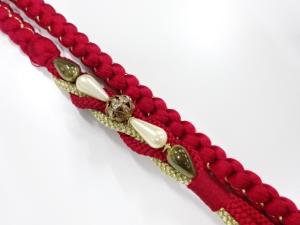 正絹　振袖用　手組帯締め